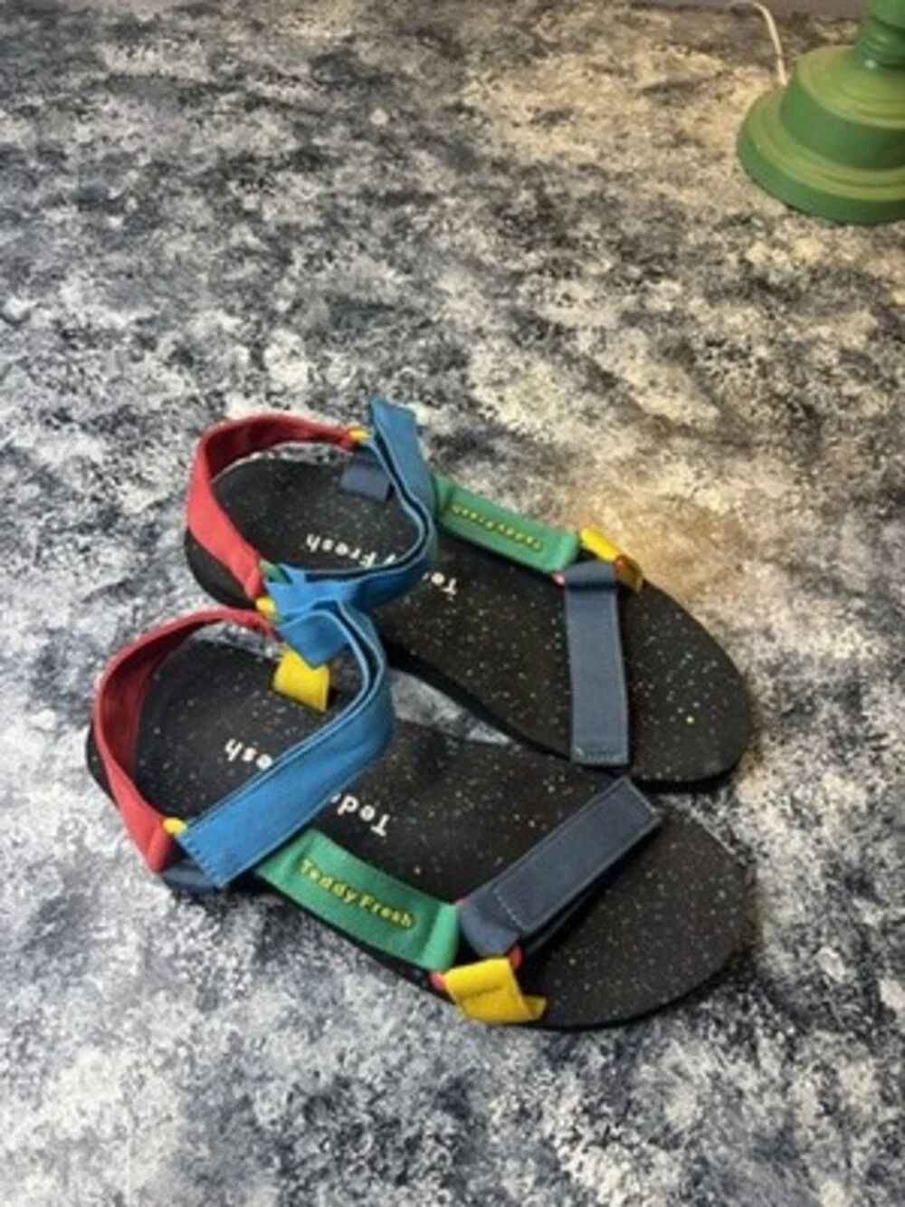 Teddy Fresh Combat Ready Warrior Sandal Multicolored Adjustable Mens 11 NWT
